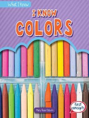 cover image of I Know Colors
